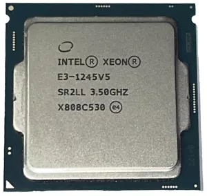 Intel Xeon E3-1245 v5 SR2LL 3.50GHz 8MB Quad Core LGA1151 CPU Processor - Picture 1 of 2