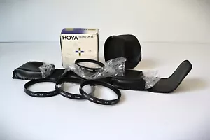 Hoya 49mm Close-Up Lens Set + Tiffen HCE 55mm Close Up Set. Both Excellent - Picture 1 of 4
