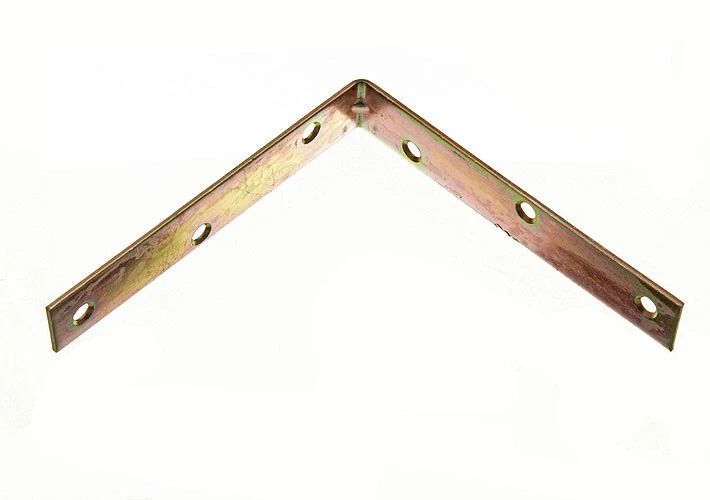 100 X Supporto Angolare A Forma Di L Brackets Yzp Acciaio 150Mm (6 &Quot;) - Immagine 1 di 1