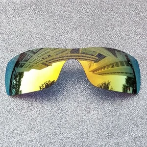 Lentes de repuesto polarizadas de oro 24K para marco Oakley Batwolf OO9101 - Imagen 1 de 5