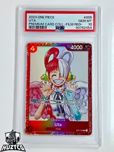 One Piece Card Game - Uta - OP01-005 - PSA 10 - Film Red Premium Collection - Picture 1 of 1