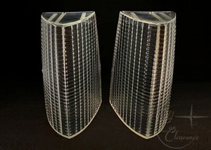 1973-1976 Lincoln Mark IV Park (Turn Signal) Lens PAIR (D3LY13208C D3LY13209C)  - Picture 1 of 2