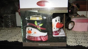 Snowman Candle Warmer Crock NIB M-828 - Picture 1 of 12