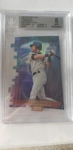 Derek Jeter 1999 Stadium Club Triumvirate Luminescent Bgs 8.0 NM-MT - Picture 1 of 3
