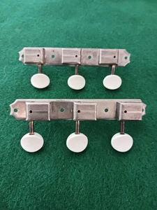 1953-56 Vintage Kluson Single Line 3+3 Nickel Tuner + Schrauben XLNT Zustand - Bild 1 von 5