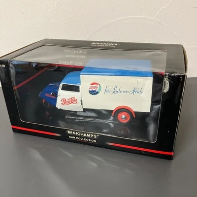Pepsi Cola Mini Car 1 18 MINICHAMPS Mini Champs CAR COLLECTION Tempo Hanseat 195 - Image 1 of 4