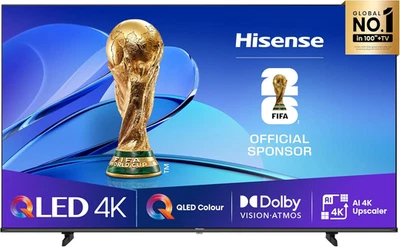 TV 58" QLED 4K 2025 58E78Q, Smart TV VIDAA U8, Dolby Vision, HDR 10+, Game Mode  - Immagine 1 di 4