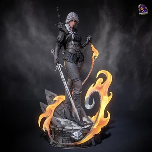 Ciri (stylized) - Witcher 4 - Fan Art Figur - 3D Resin Print 281mm - Bild 1 von 8