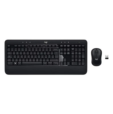 Logitech Advanced Combo Wireless Keyboard and Mouse, QWERTY UK English Layout -  - Image 1 of 4