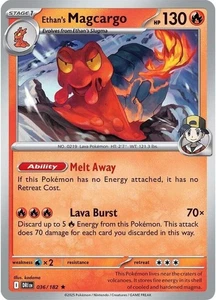 Pokemon - Ethan's Magcargo - 036/182 - Holo Rare - Reverse Holo - Scarlet & Viol - Picture 1 of 1