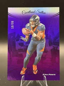 Panini Prestige Courtland Sutton #88 Xtra Points 2024 púrpura/99 Broncos - Imagen 1 de 2