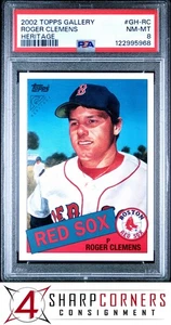 2002 TOPPS GALLERY HERITAGE #GH-RC ROGER CLEMENS POP 2 PSA 8 - Picture 1 of 3
