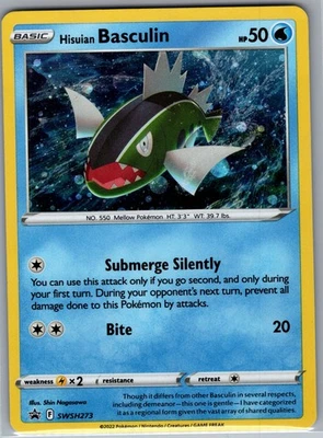 Hisuian Basculin - SWSH273 Holo Sword & Shield Promo Cards - Pokemon Card - NM - Image 1 of 2