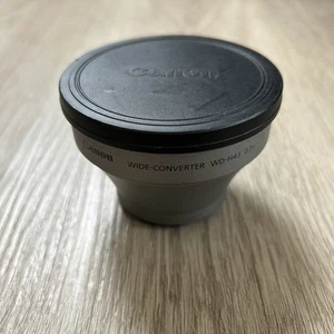 Canon Wide Lens Converter 43mm 2072B001 WD-H43 0.7x No Case or Back Cap Silver - Picture 1 of 5