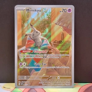 Mimikyu SVP 075 Paldean Fates Black Star Promo Full Art Pokemon - Picture 1 of 2