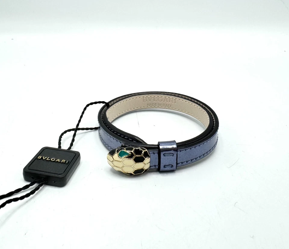 eBay Live Listings - 47669 Bvlgari Pulsera Serpenti Patente Azul Foto 1 de 1