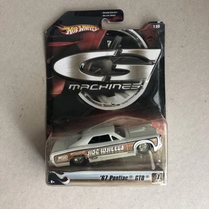 Hot Wheels 2006 G Machines 67 Pontiac GTO White Never Opened DAMAGED CARD - Picture 1 of 8