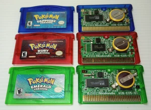 Pokemon Emerald + Ruby + Sapphire Version Authentic New Battery Gameboy Advance - Picture 1 of 7