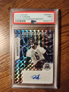 2022 Mosaic #RAMKG Rookie Auto Kyler Gordon PSA 9 - Bild 1 von 2
