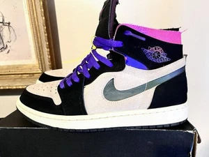 2021 Nike Jordan 1 High Zoom Air CMFT PSG Paris Saint-Germain Size 10 Used NDS - Picture 1 of 10