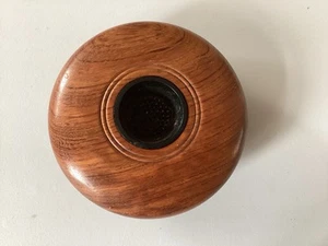 Ikebana Vessel - Wooden - Signed By Bob Daily - Beautiful Condition, Flower Frog - Picture 1 of 4