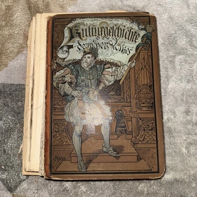 1886 GERMAN Cultural History Of The German People by Dr. Otto Henne am Rhyn - Image 1 of 4