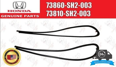 Honda CRX EF8 88-91 Genuino Cuarto Ventana Vidrio Moldura Exterior Derecha y Derecha OEM Foto 1 de 4