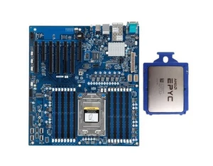 Scheda madre Gigabyte MZ32-AR0 + CPU AMD EPYC 7K62 48 core 3,3 GHz - Foto 1 di 3