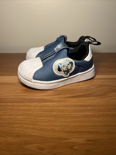 Adidas Originals Superstar 360 blu bianco nero unisex bambino taglia 5k