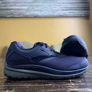 Brooks Addiction Walker Suede Men's Walking Shoes Size 9.5 D Blue 1103191d445