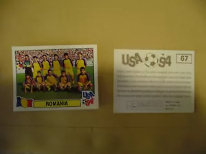 Panini World Cup 94 1994 Sticker 67 Team Romania - Picture 1 of 1