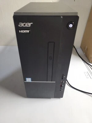 Acer Aspire TC-865 MT i5-8400 8GB RAM 128 GB SSD Windows 10 Desktop PC WiFi - Image 1 of 4