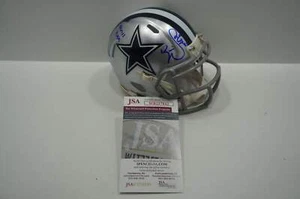 KEVIN WILLIAMS DALLAS COWBOYS SIGNED Mini Helmet wXXVIII XXX AmericasTeam JSA - Picture 1 of 5