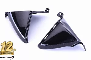 2007-2012 Honda CBR600RR Cabeza de fibra de carbono Cubierta lateral de la nariz Carenado del panel - Imagen 1 de 4