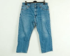 LEVI'S STRAUSS 521 Vintage Mens W36 L28 Jeans Denim Pants Trousers Straight Blue - Picture 1 of 9