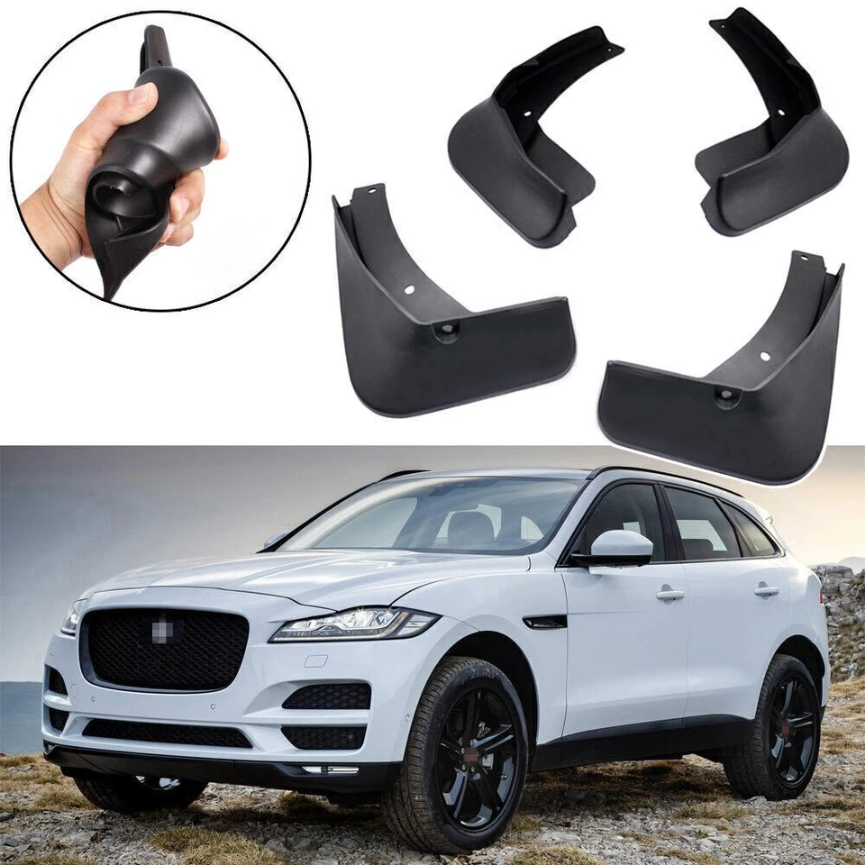 4 guardabarros guardabarros guardabarros guardabarros coche para Jaguar F-Pace 2017-2021 Foto 1 de 4