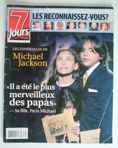 REVUE 7 JOURS DU 17 JUILLET 2009, VOLUME 20, No.39, FUNÉRAILLES MICHAEL JACKSON - Picture 1 of 4