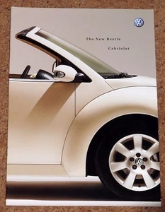 2003 VW BEETLE CABRIOLET UK Launch Sales Brochure - 1.4 1.6 2.0 1.9TDI Excellent - Picture 1 of 10