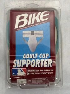 NEW! Vtg Adult Cup Supporter Jock Strap Bike Brand Sz Small 26”-32” Waist - Picture 1 of 5