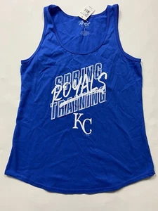 4Her G-III By Carl Banks Women Royals Spring Training Sleeveless T Shirt Size L - Picture 1 of 7