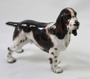 Vintage Royal Doulton Porcelain Dog Figurine HN2517 Springer Spaniel 4" - Picture 1 of 10