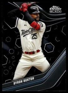 2023 Topps CHROME BLACK BYRON BUXTON TWINS #22 - Picture 1 of 2