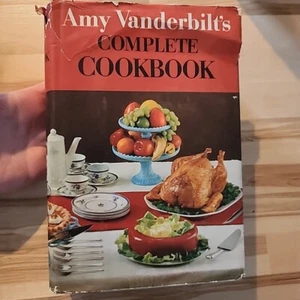 Vintage 1961 Amy Vanderbilt's Complete Cookbook Andy Warhol Drawings Recipes - Picture 1 of 15