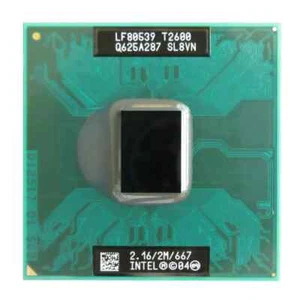 Intel Core 2 Duo T2600 mobile laptop 2,16 GHz 2M 667 MHz Prozessor ThinkPad T60 - Bild 1 von 1