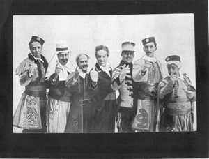 F2176 People Merry Widow Actors Talma Photo RPPC vintage postcard - Picture 1 of 2