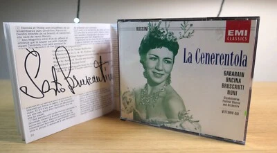 Sesto Bruscantini *SIGNED* Rossini La Cenerentola Vittorio Gui EMI Classics 2 CD - Image 1 of 4