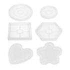 6Pcs Silicone Planter Mold, Different Shapes Diy Plant Pot Mold Cup Mold