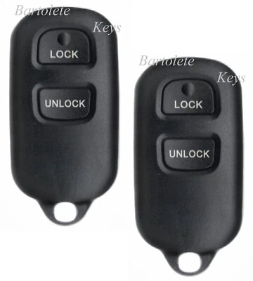 2 Replacement Keyless Remote Fob Clicker For 2000 2001 2002 2003 Toyota Echo - Image 1 of 4