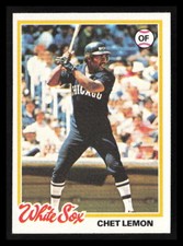 Chet Lemon 1978 Topps #127  Chicago White Sox