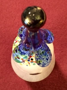 BOHEMIA CRYSTAL BELL HAND MADE in CZECH REPUBLIC Glassworks Slavia, LTD. 709/13 - Picture 1 of 7